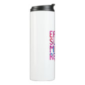 Eat Sleep Wiskunde Herhaal Fun Mathematici Thermosbeker (Gedraaid links)