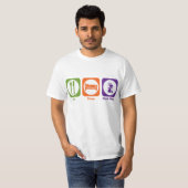 Eat Sleep Work Metal T-shirt (Voorkant volledig)