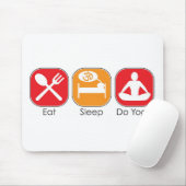 Eat Sleep Yoga Muismat (Met muis)