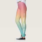 Eat Sleep Yoga Repat Pastel Ombré Leggings (Links)