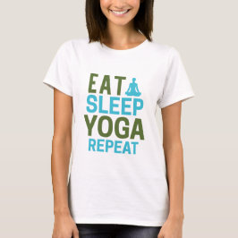 Eat Sleep Yoga Repat T-shirt