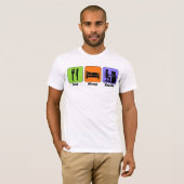 Eat Sleep Zazzle t-shirt (Voorkant volledig)
