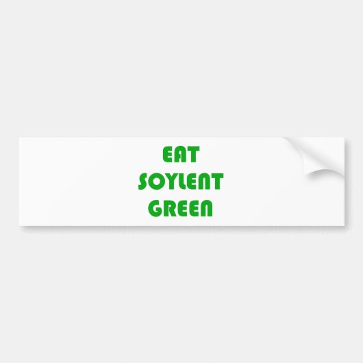 Eat Soylent Green Bumpersticker (Voorkant)