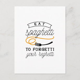 Eat Spaghetti Briefkaart
