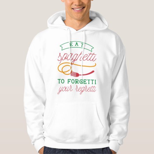 Eat Spaghetti Hoodie (Voorkant)