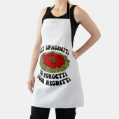 Eat spaghetti om je spijt te vergeten schort (Insitu)