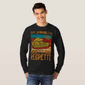 Eat Spaghetti To Forgetti Your Regretti T-shirt (Voorkant volledig)