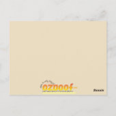 Eat Static 2008 Briefkaart (Achterkant)