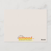 Eat Static @ Rainbow Serpent Festival Briefkaart (Achterkant)