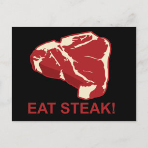 Eat STeak Briefkaart