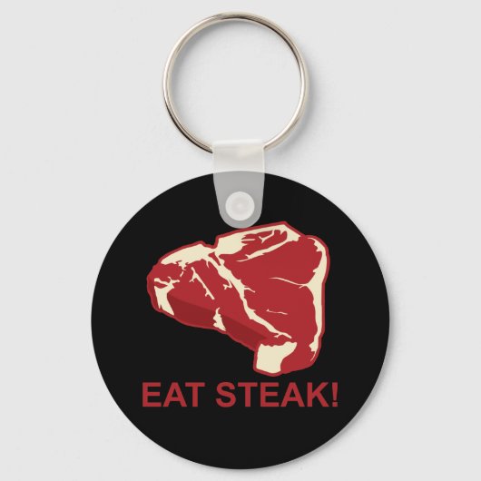 Eat STeak Sleutelhanger (Voorkant)