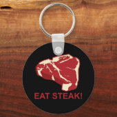 Eat STeak Sleutelhanger (Voorkant)