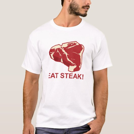 Eat STeak T-shirt (Voorkant)