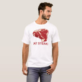 Eat STeak T-shirt (Voorkant volledig)