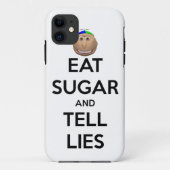 EAT SUIKER EN VERTEL LIES iPhone case (Achterkant)