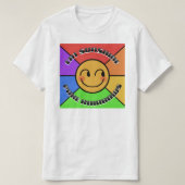 "Eat Sunshine Puke Rainbows" Shirt (Design voorkant)