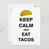 Eat Tacos Briefkaart (Voorkant / Achterkant)
