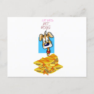 Eat tacos pet dogs briefkaart