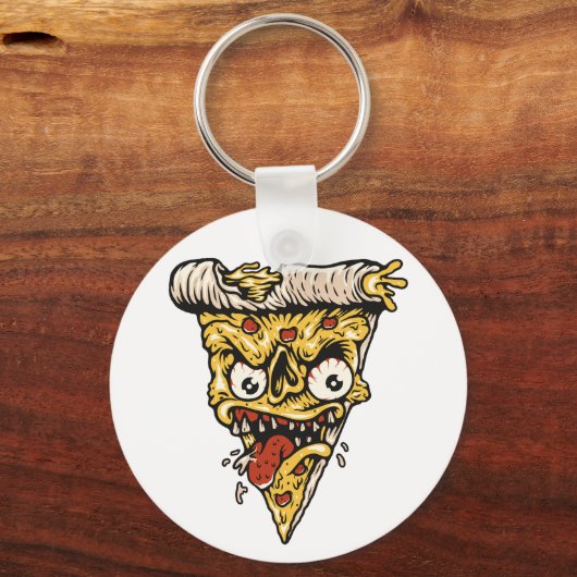 Eat That Pizza Sleutelhanger – Cheesy Fun On The G (Achterkant)