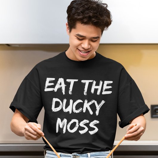 Eat the Ducky Moss Itadakimasu Funny Japanese Food T-shirt