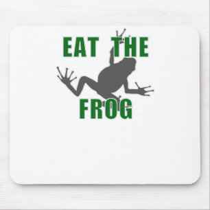 Eat the Frog - Entrepreneur Motivation Quote Muismat