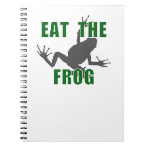 Eat the Frog - Entrepreneur Motivation Quote Notitieboek