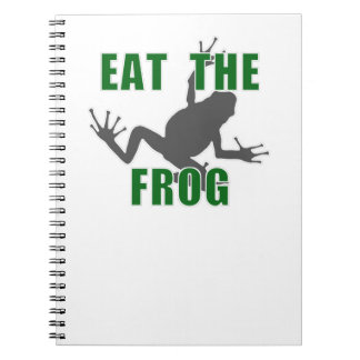 Eat the Frog - Entrepreneur Motivation Quote Notitieboek