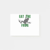 Eat the Frog - Entrepreneur Motivation Quote Post-it® Notes (Voorkant)