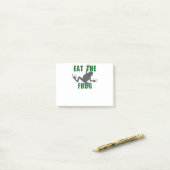 Eat the Frog - Entrepreneur Motivation Quote Post-it® Notes (Op bureau)