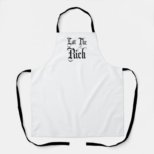 Eat the Rich Apron Schort (Voorkant)