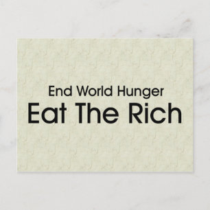 Eat the Rich Briefkaart