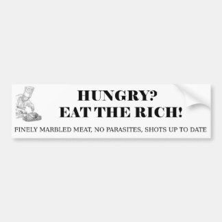 Eat the Rich Bumpersticker