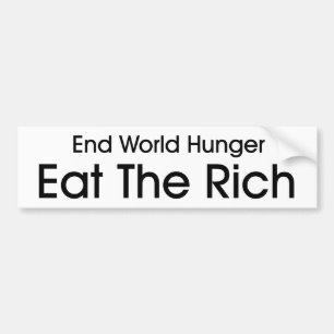 Eat the Rich Bumpersticker