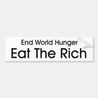 Eat the Rich Bumpersticker