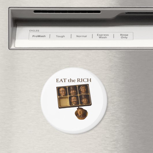 Eat The Rich Classic Magneet (Insitu (Vaatwasser))