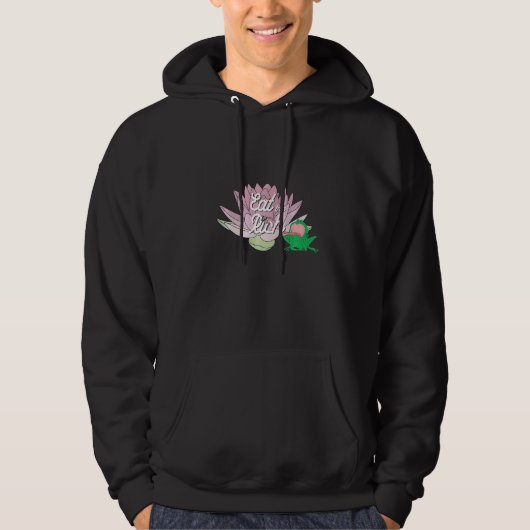 Eat The Rich Frog  1 Hoodie (Voorkant)