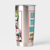 Eat The Rich, Not Cake Geïsoleerde Drinkbeker (Links)