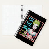 Eat The Rich, Not Cake Notitieboek (Binnen)