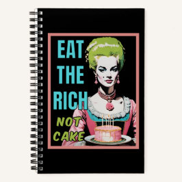 Eat The Rich, Not Cake Notitieboek