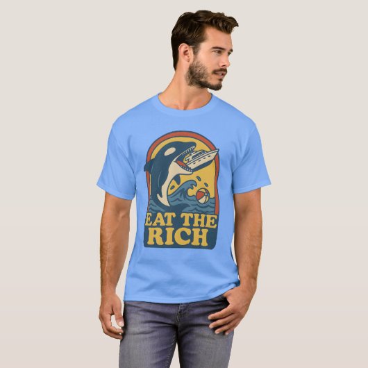 EAT THE RICH T-SHIRT (Voorkant volledig)