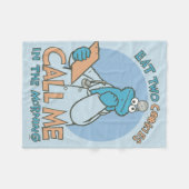 Eat Two Cookies, bel me in de ochtend Fleece Deken (Voorkant (Horizontaal))