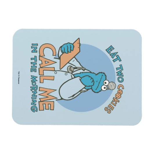 Eat Two Cookies, bel me in de ochtend Magneet (Horizontaal)