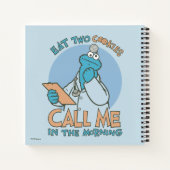 Eat Two Cookies, bel me in de ochtend Notitieboek (Achterkant)
