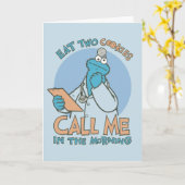 Eat Two Cookies, Call Me in the Morning Kaart (Gele Bloem)