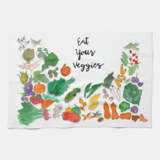 Eat Uw Veggies (vegetatievegan) Theedoek
