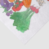 Eat Uw Veggies (vegetatievegan) Tissuepapier (Detail)