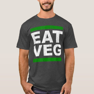 EAT VEG Vegan Vegetarian Herbivore Plant-based Ins T-shirt