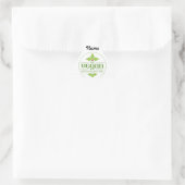 Eat Vegan en No One krijgt Hurt Sticker (Tas)