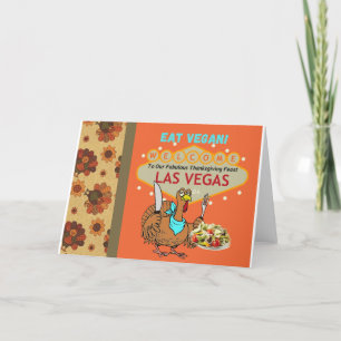 Eat Vegan Las Vegas Thanksgiving Kaart