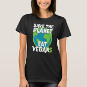 Eat Vegan T-shirt (Voorkant)